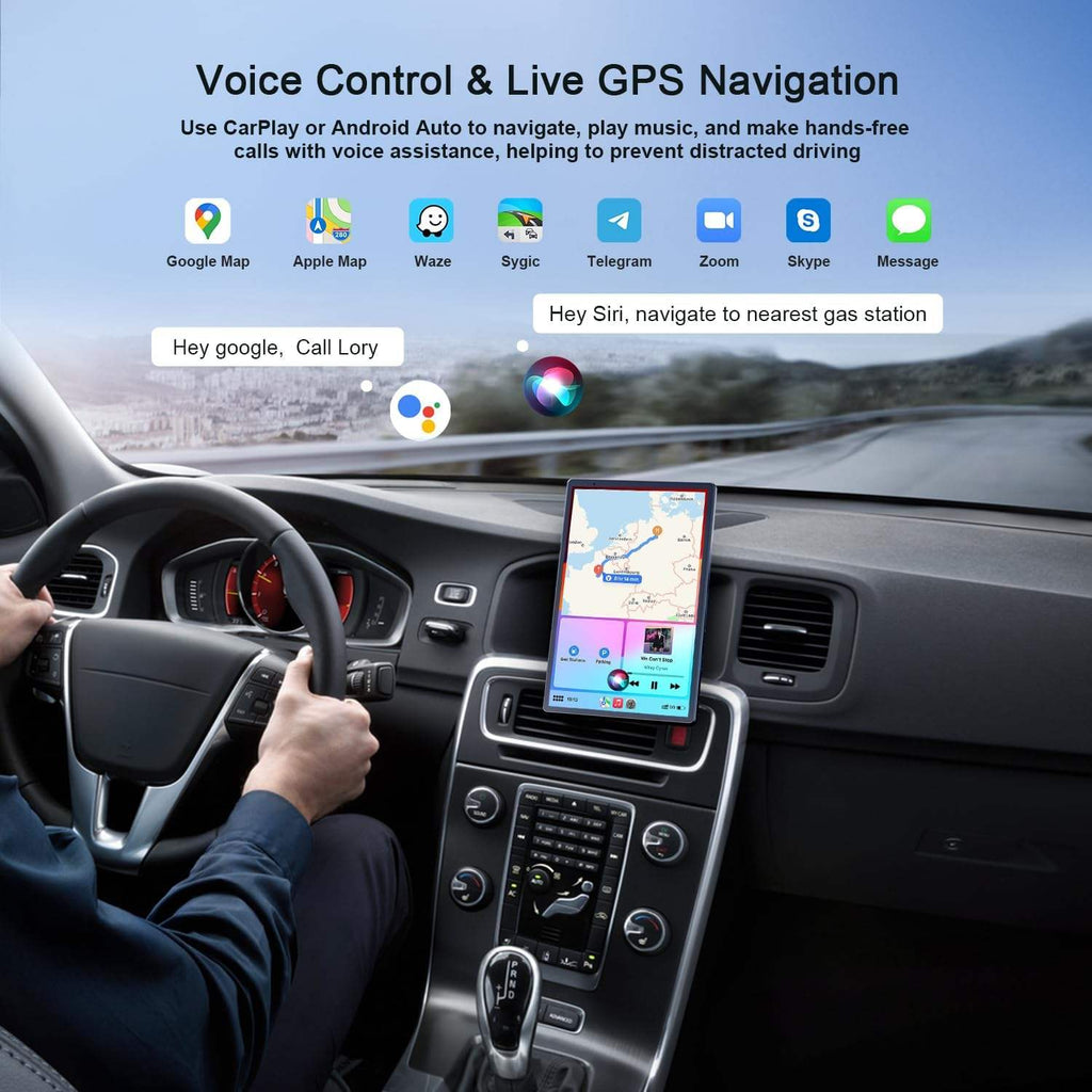 DriveSync™ – Écran CarPlay Magnétique 8" Sans Fil